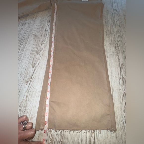 NWT Judy Blue khaki High Waist Cropped Wide Leg Raw Hem - Size 13/31 - Picture 9 of 10